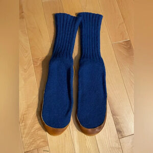 Vintage LL Bean wool slipper socks, size medium